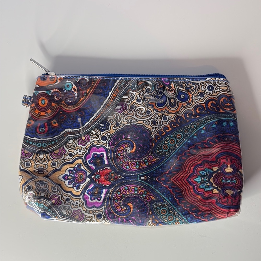 Paisley Print Women's makeup bag